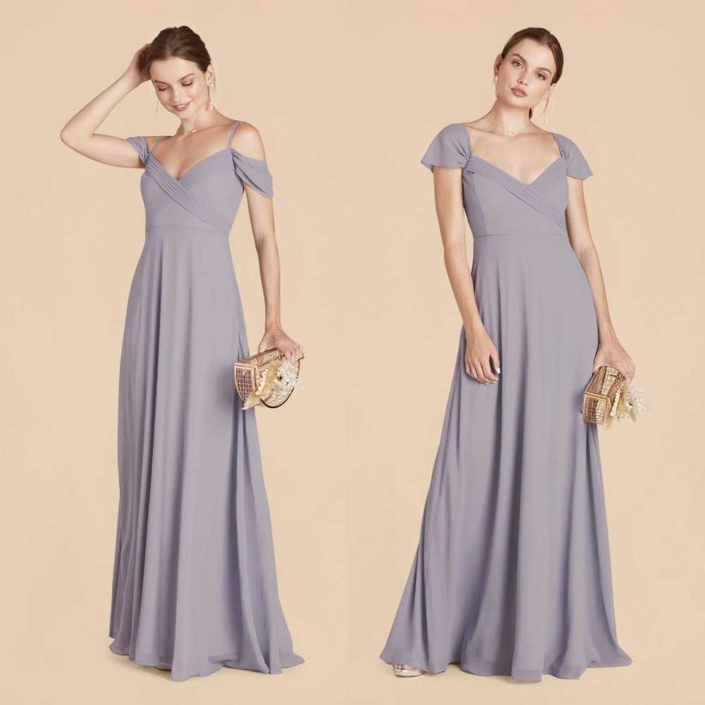 Birdy Grey Spence Convertible Dress Chiffon Dusty Lilac
